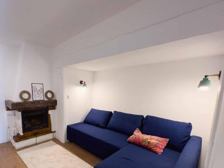 Maison Semi-Troglodyte Avec 4 Velos Rochecorbon Bagian luar foto